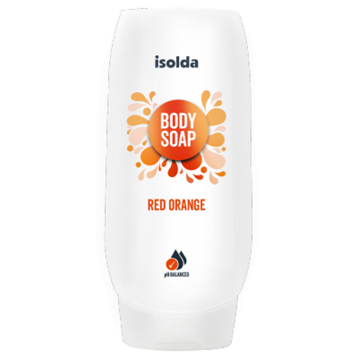 Kép ISOLDA Piros testszappan szappan 550 ml, CLICK&amp;GO!