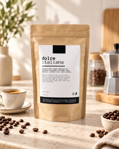 Kép Frissen pörkölt DOLCE Italiana | 70% Arabica 200 g