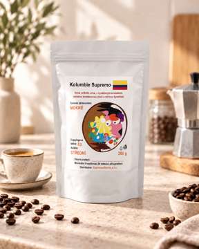 Kép Kolumbie Supremo 100 % Arabica 200 g