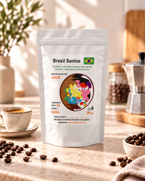 Kép Brasil Santos 100% Arabica | szemes kávé 200 g